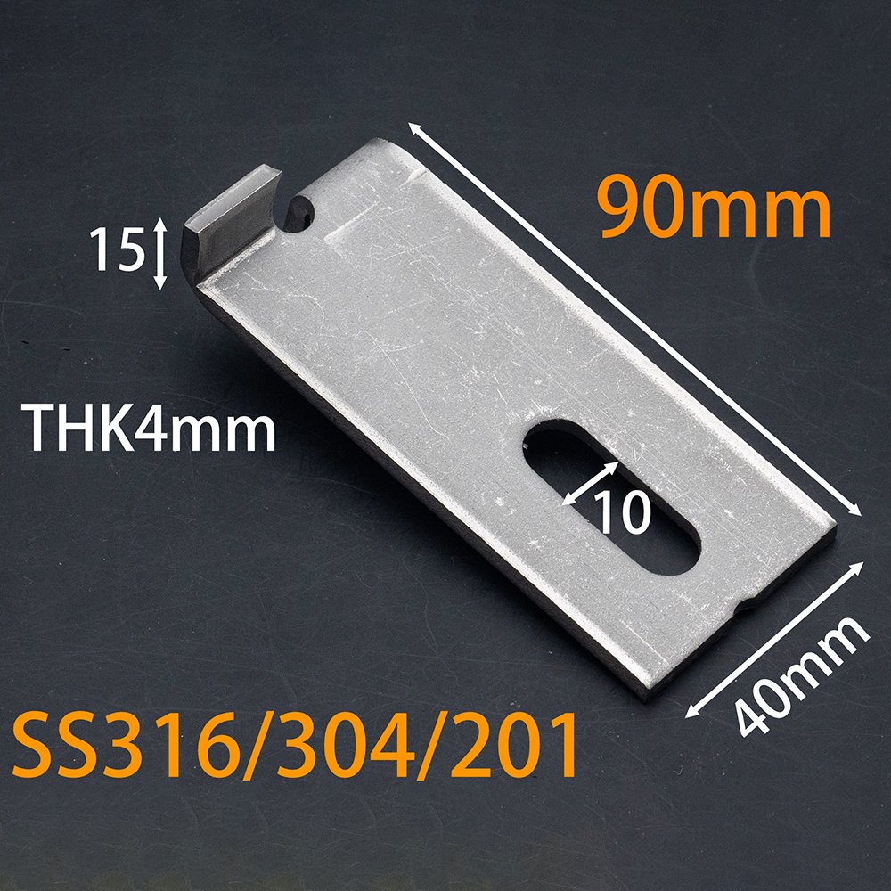 Stainless steel up and down hook cladding bracket for stone facade fixing