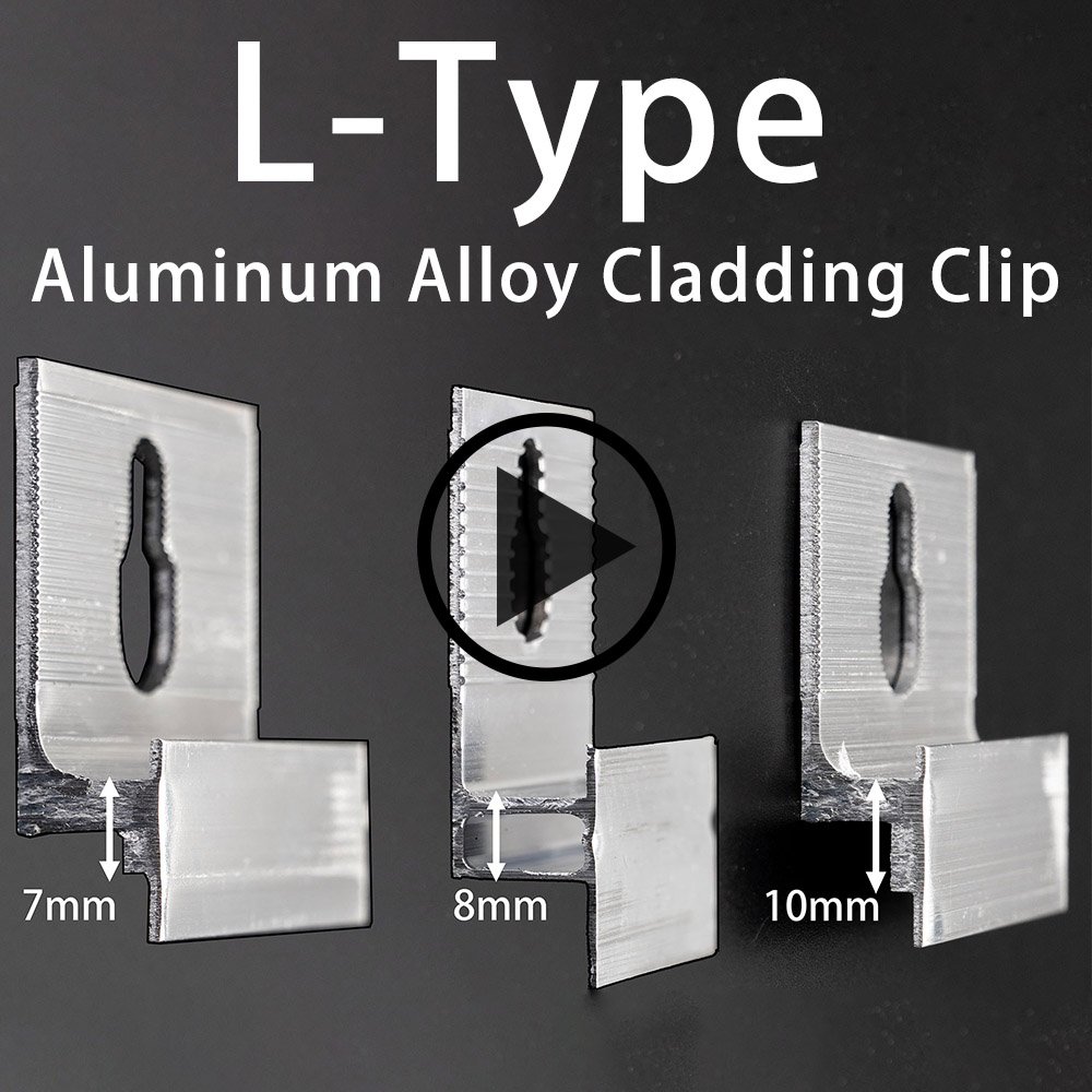 L-Type Aluminum Alloy Cladding Clip installation video
