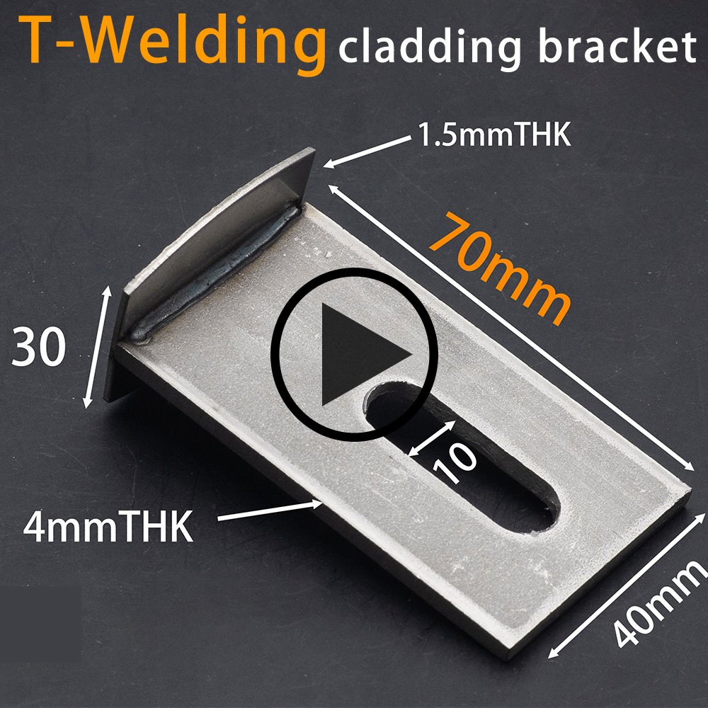 T-Welding Stone Cladding Bracket installation video