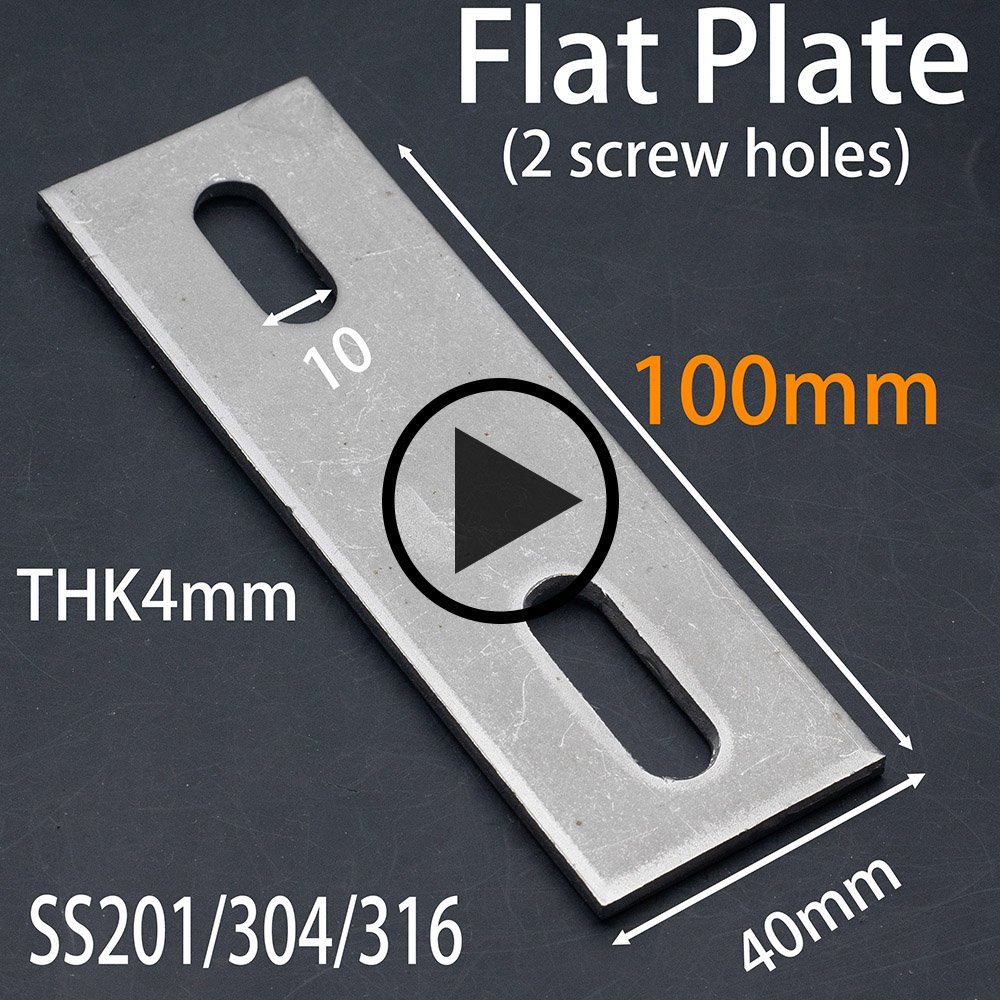 Double-hole Stainless Steel Flat Plate Cladding Bracket installation video
