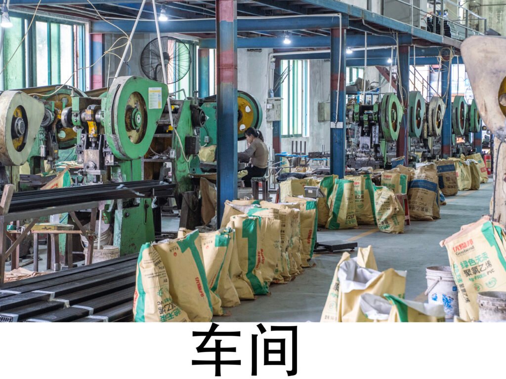 Weiqiang facade fixing systems production workshop in Foshan