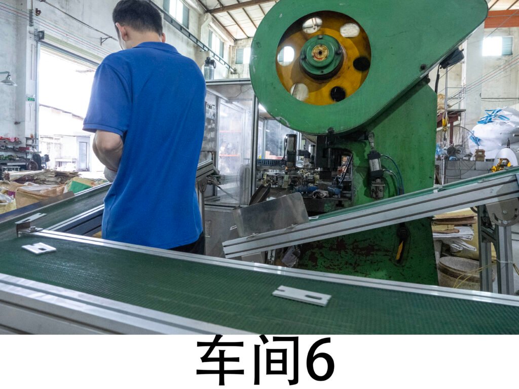 Automated production line for facade fixing brackets at Weiqiang factory