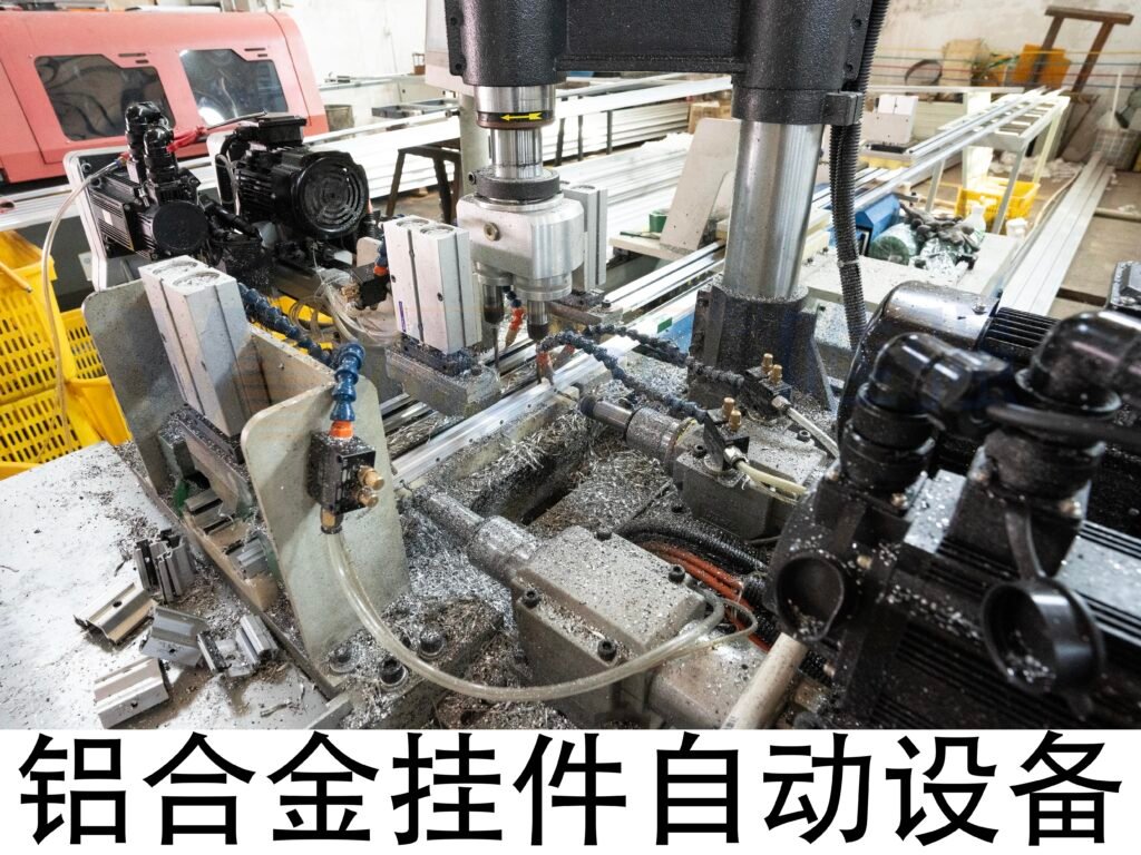 Automated production line for facade fixing brackets at Weiqiang factory