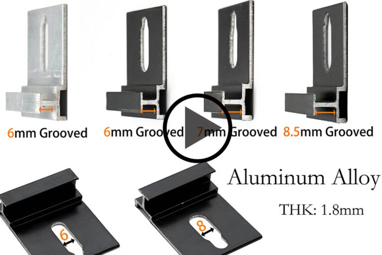 H-Type Grooved Tile Cladding Clip Installation Video