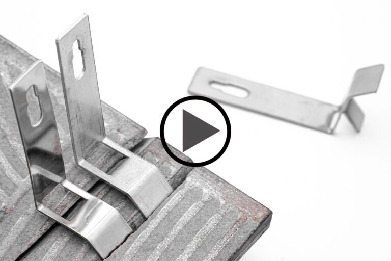 K-Type Bottom-Mount Tile Cladding Clip Installation Video
