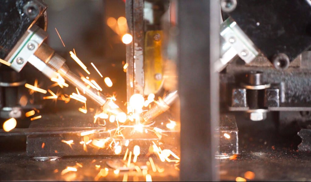 Facade fixing components being manufactured at Weiqiang’s Foshan production facility.